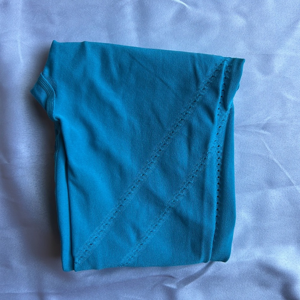 Teal seamless Fabletics leggings